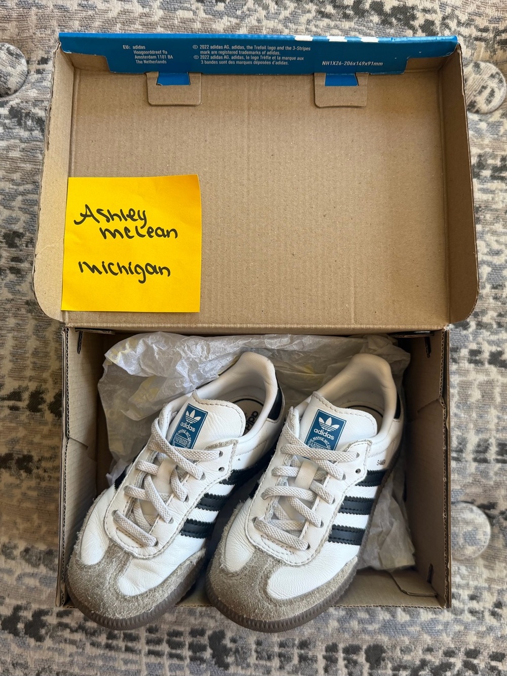 Toddler 8 Adidas Sambas